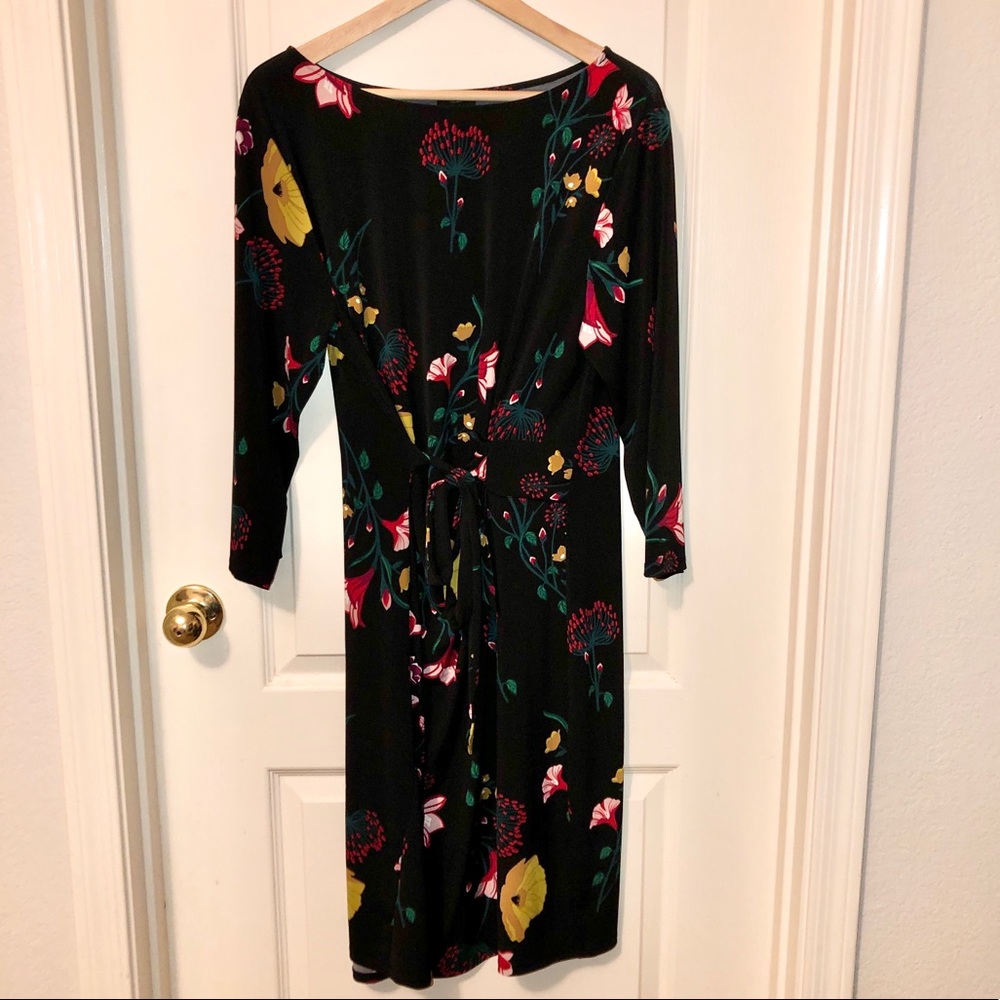 Classic Tie Front Career Dress